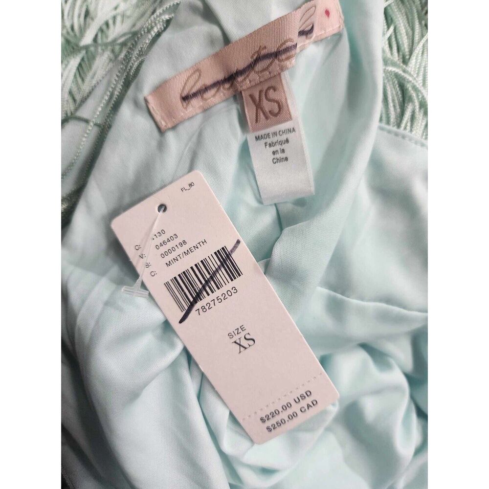 NWT Anthropologie Hutch One-Shoulder Fringed Mini Dress Size Xs - Picture 10 of 10